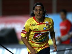 El delantero chileno de Monarcas Morelia, Hugo Droguett. MEXSPORT  /