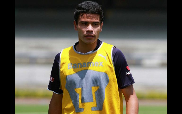 El jugador de los Pumas de la UNAM, Pablo Barrera. MEXSPORT  /