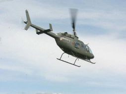 El helicóptero podría haber sido derribado desde tierra. ARCHIVO  /