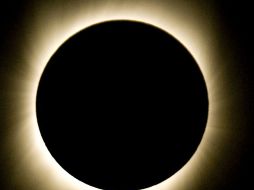 Imagen panorámica de un eclipse total de sol. AFP  /