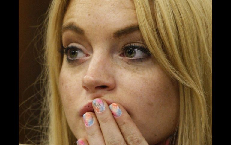 Lohan fue sentenciada a 90 días en prisión. AFP  /