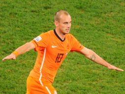 El jugador de la Selección holandesa, Wesley Sneijder. AFP  /