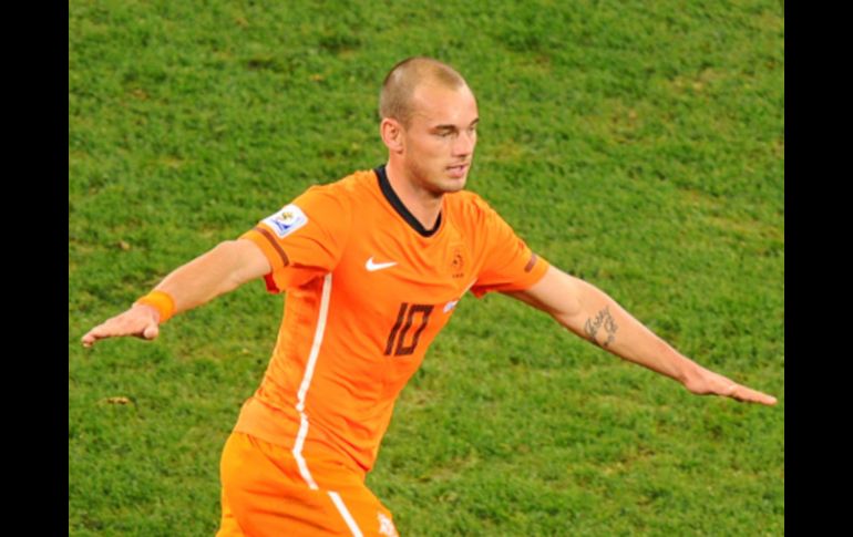 El jugador de la Selección holandesa, Wesley Sneijder. AFP  /