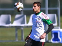 El jugador mexicano, Javier 'Chicharito' Hernández. JAMMEDIA  /