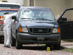 En la escena del crimen fueron levantados más de 50 cascajos de los calibres .223 y 7.62.  M. PATIÑO  /