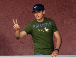 El “Chicharito” estuvo presente el miércoles en el Estadio Tres de Marzo en el partido de preparación Chivas-Tecos. A. CAMACHO  /