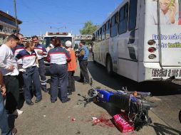 En lo que va del año se han registrado 32 muertes a causa de transporte público, cifra que supera las reportadas en 2009 (31). ARCHIVO  /