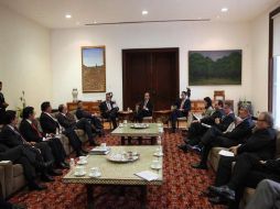 Calderón se reunió con integrantes de la Coparmex en Los Pinos. NOTIMEX  /