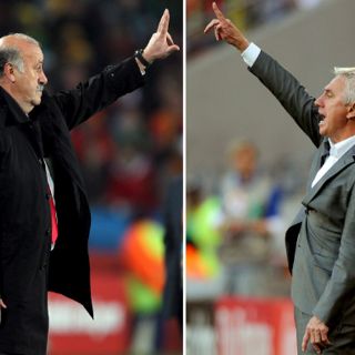 Del Bosque y Van Marwijk, por el triunfo sin polémicas