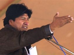 El presidente de Bolivia, Evo Morales. ESPECIAL  /