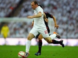 Wayne Rooney de Inglaterra, durante juego amistoso. MEXSPORT  /