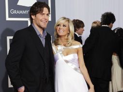 No se han revelado detalles sobre el lugar donde Underwood y Fisher pasarán su luna de miel. AP  /