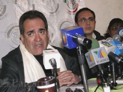 El gobernador elector de Aguascalientes, Carlos Lozano de la Torre. ESPECIAL  /
