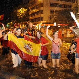 Desgracia en la celebración española