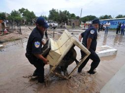 Las epidemias aparecen cuando las inundaciones bajan. EFE  /