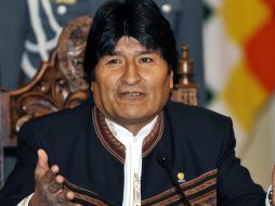 El presidente de Bolivia, Evo Morales, recalcó que el derecho a la vida ''es imposible'' sin el agua. AFP  /