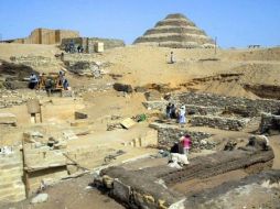 La misión arqueológica continuará con sus excavaciones en la antigua ciudad de Ahnasia. EFE  /