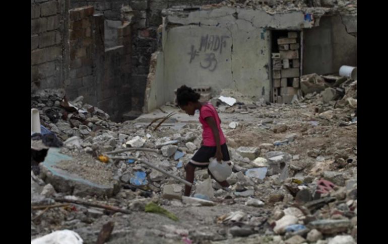 El proceso de recuperación en Haití es lento. AP  /