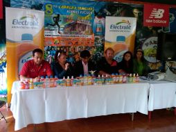 Francisca Ramírez, presidente de la Asociación del Atletismo del Estado de Jalisco, habla durante la rueda de prensa. P. PÉREZ  /