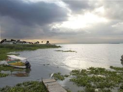 El lago de Chapala ha recuperado 34 centímetros de su nivel durante el presente temporal de lluvias. S. NÚÑEZ  /