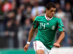 El delantero mexicano Javier Chicharito Hernández.  /