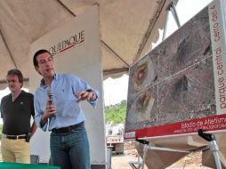 Miguel Castro Reynoso presentó el plan para el Estadio de Atletismo. EL INFORMADOR  /