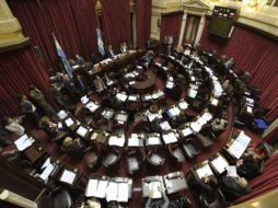 La incertidumbre sobre la votación se mantiene, ya que los partidos dejaron en libertad de conciencia a sus senadores. AFP  /