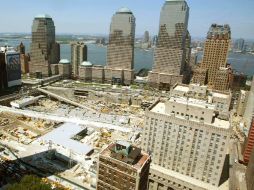 El lugar donde se encontro el barco es la  zona donde estaban las torres gemelas. AFP  /