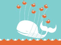 La ballena de Twitter indica la saturación del sistema de mensajes. ESPECIAL  /