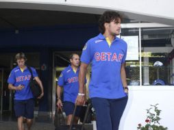 Pedro León (frente) es nuevo jugador del Real Madrid. EFE  /