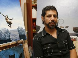 Folé celebra 20 años de carrera plástica con la exposición titulada Sin límites.  M. FREYRÍA  /