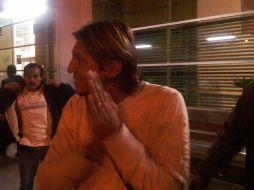 Vera arrivó hoy a Guadalajara para enrolarse a los Zorros. G. LÓPEZ  /