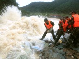 Las inundaciones son habituales en China entre junio y septiembre, sobre todo en su mitad sur. AFP  /