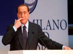 Berlusconi dijo que pronto llevará a buen puerto la llamada ley mordaza. EFE  /