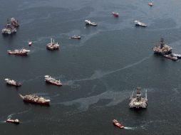La compañía BP anunció hoy importantes avances para solucionar el derrame de petróleo en el Golfo. AP  /