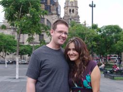 Sin dudarlo ni un segundo Parry Ellingson, de 35 años de edad eligió la película Shrek y a su novia Sharon la compañía ideal.A. JIMÉNEZ  /