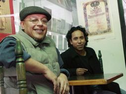 Luis Manuel Aguilar “El Mosco” y Mario Montaño, director y actor, respectivamente, de la obra teatral No Tocar.A. GARCÍA  /