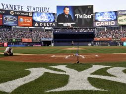 Rindieron homenaje en el Yankee Stadium a 'El Jefe' previo al partido contra los Rays de Tampa Bay. REUTERS  /
