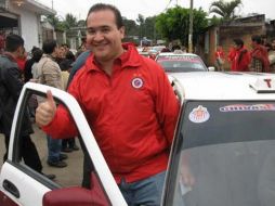 El virtual ganador de Veracruz, Javier Duarte de Ochoa. ESPECIAL  /