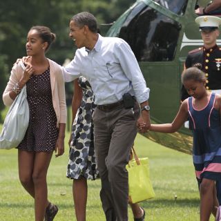 Los Obama regresaron a la Casa Blanca de tras un fin de semana libre