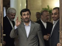 Mahmud Ahmadinejad, presidente de Irán, dijo que Estados Unidos da material a insurgentes. REUTERS  /