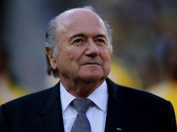 El presidente de la FIFA, Joseph Blatter, durante el Mundial de Sudáfrica. JAMMEDIA  /