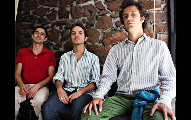 Alex Jenne, Rafael Sánchez  y Santiago Cumplido. ESPECIAL  /