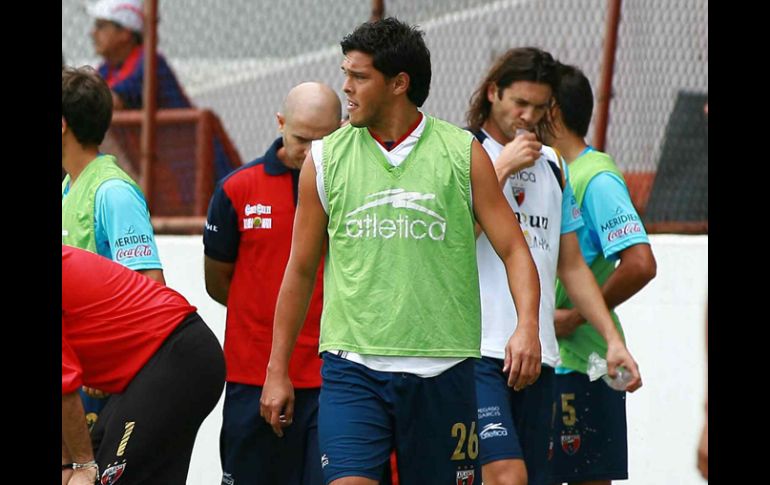 Luis Angel Landín ya entrenó e incluso estuvo en la banca en el partido amistoso contra Colón. MEXSPORT  /