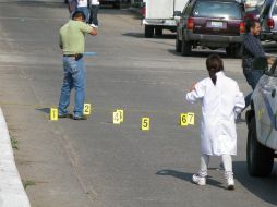 En el sitio fueron levantados al menos 15 cascajos de los calibres .40 y .9 milímetros. M. PATIÑO  /