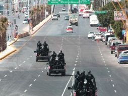 Para reforzar la vigilancia, 200 policías federales arribarán a Torreón a partir del miércoles. NTX  /