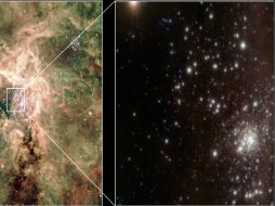 Explican que aunque hay otras estrellas más grandes, ésta tiene mayor peso. AP  /