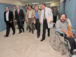 Legisladores de la Comisión de Salud realizaron un recorrido por las instalaciones del Hospital Civil. S.NÚÑEZ  /