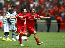 Toluca celebra la final del Torneo Bicentenario. MEXSPORT  /
