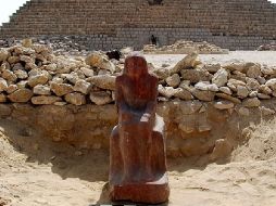 La estatua, de 35 centímetros de altura y apodada Dalish. AP  /